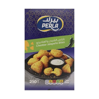 Perla Frozen Cheddar Jalapeno Bites 210g