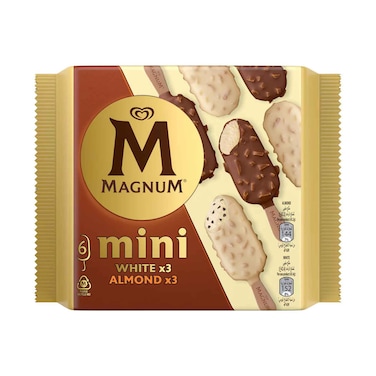 Magnum Ice Cream Mini, White &amp; Almond 330ml