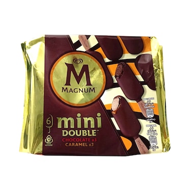 آيس كريم ميني ماجنوم دبل شوكولاتة وكراميل 345 مل