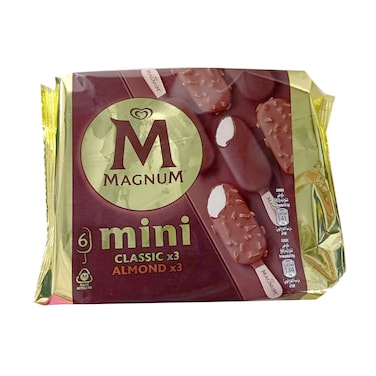 Magnum Ice Cream Mini, Classic &amp; Almond 330ml