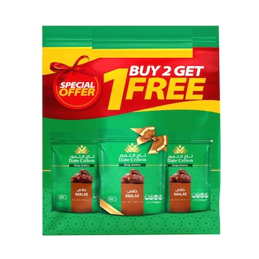 Date Crown Khalas Dates 500gx3 Pieces