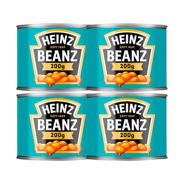 Heinz Baked Beans In Tomato Sauce 200gx4 Pieces