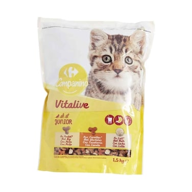 طعام قطط كارفور كومبنينو فيتالايف جونيور 1.5 كجم