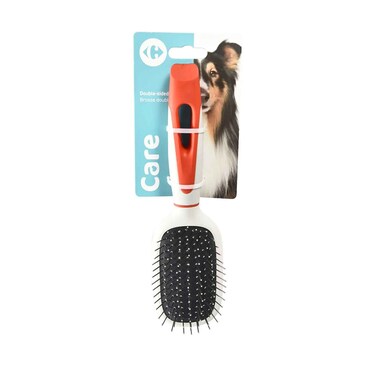 كارفور كير فرشاة مزدوجة للكلاب