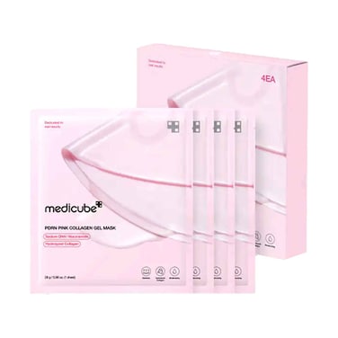 Medicube PDRN Pink Collagen Gel Mask 28gx4 Pieces