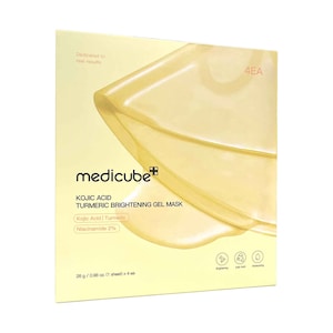 Medicube Kojic Acid Turmeric Brightening Gel Mask 4x28g