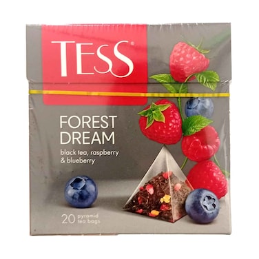 Tess Forest Dream Black Tea Raspberry &amp; Blueberry 1.8g x 20 Pieces
