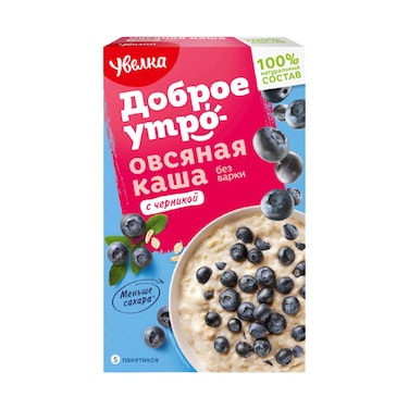 Uvelka Oatmeal With Blueberry 40g