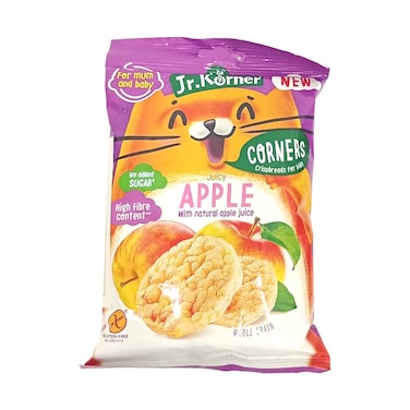 Jr.Korner Mini Rice Cake Apple Juice 30g