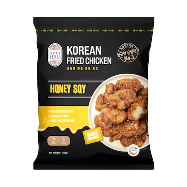 Good Seoul Frozen Korean Fried Chicken Honey Soy 450g
