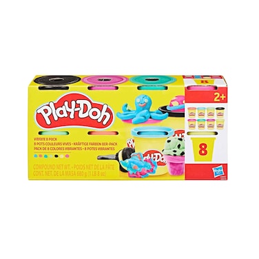 هاسبرو بلاي دو عبوة مفعمة بالحيوية 8 قطع