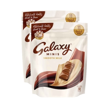 Galaxy Minis Smooth Milk Chocolate 137.5gx2 Pieces
