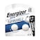 Energizer 2016 Ultimate Lithium Coin Battery 3 Volts 2 Pieces