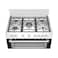 Beko Gas Cooker Freestanding 5-Burner BGG11125GXU 90x60cm