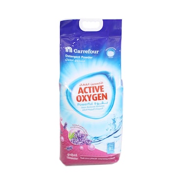 Maf Carrefour Top Load Detergent Powder Active Oxygen Lavndr 9Kg
