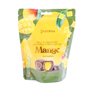 Chocovia Milk Chocolate Covered Freeze Dried Mango 142g