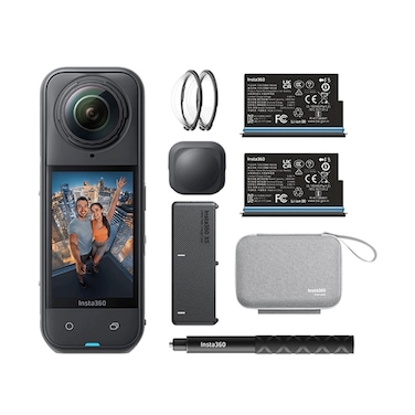 Insta360 X5 Black Action Camera Essentials Bundle