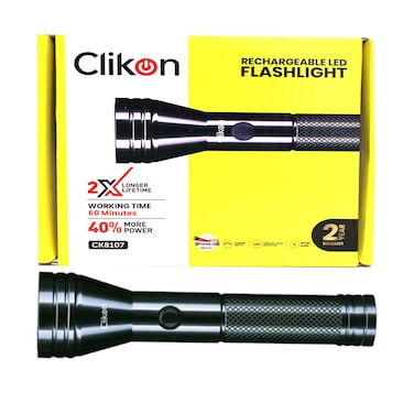 Clikon CK8107 Rechargable 500mAh LED Flashlight 3.7 Watts