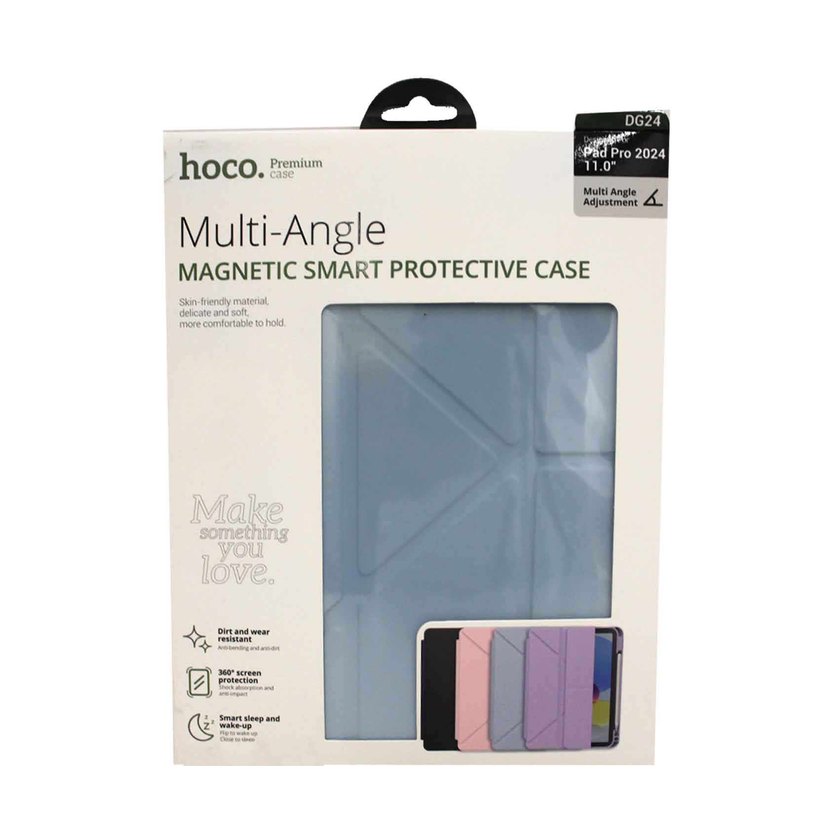 Hoco DG24 11 Inches Anti-Shock Protective Cover For iPad Pro11, 2024 Assorted