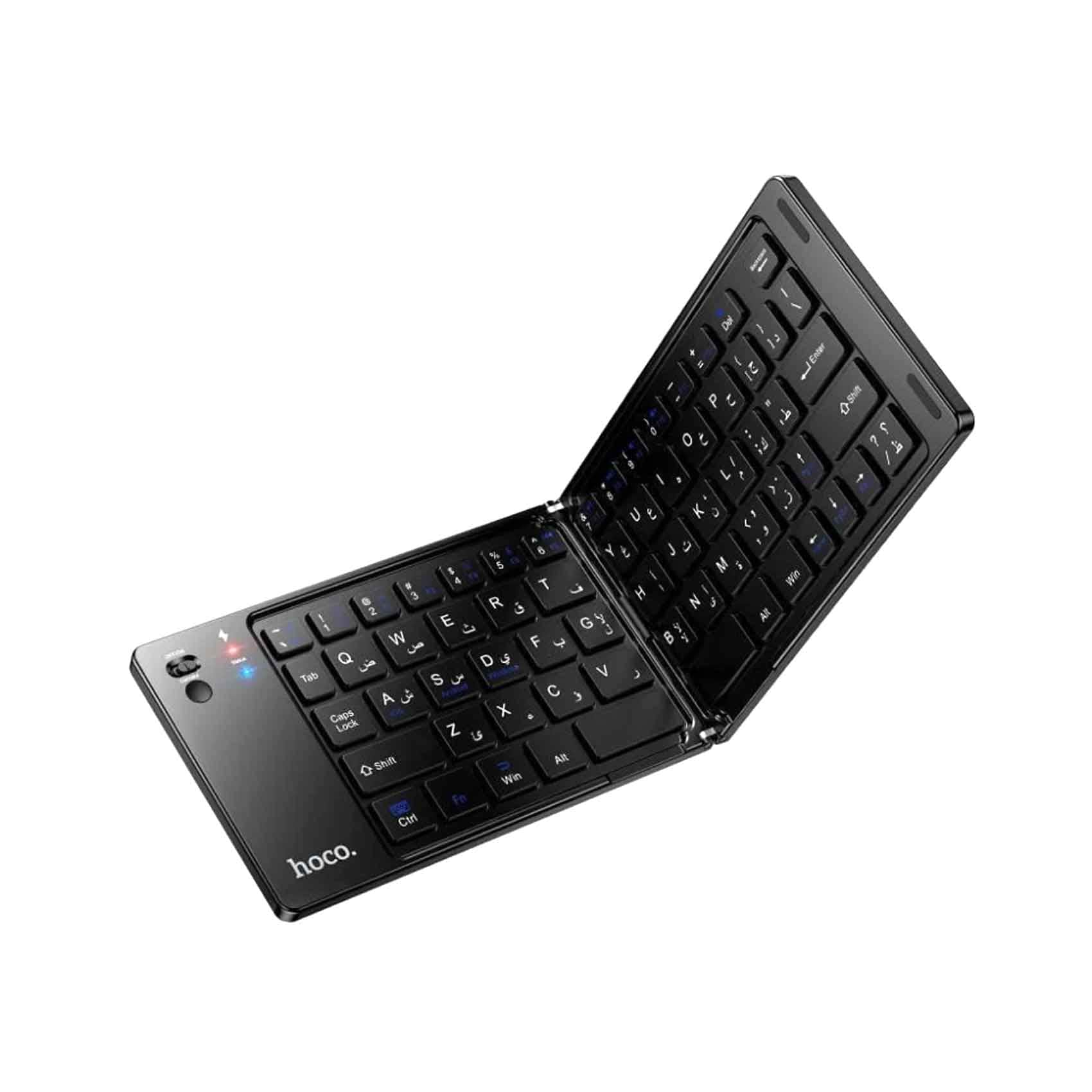 Hoco D181 Key Board With Portable Foldable Design & Wireless Bluetooth