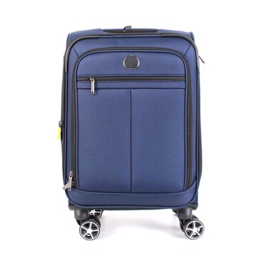 Delsey Priscila 4 Double Wheels Expandable Trolley Case 55Cm Blue