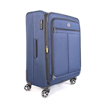 Delsey Priscila 4 Double Wheels Expandable Trolley Case 70Cm Blue