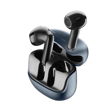 سماعات أذن بلوتوث مزدوجة الاتصال مع ENC من Cellularline، أسود