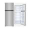 TCL Top Mounted Refrigerator Double Door Inox P370TMN 370 Liters