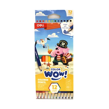Deli Wow Colored Pencil 12 Pieces