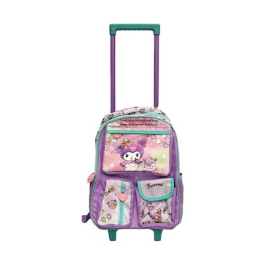 Kuromi 16 Inches Trolley Bag With Two Wheels Purple Color