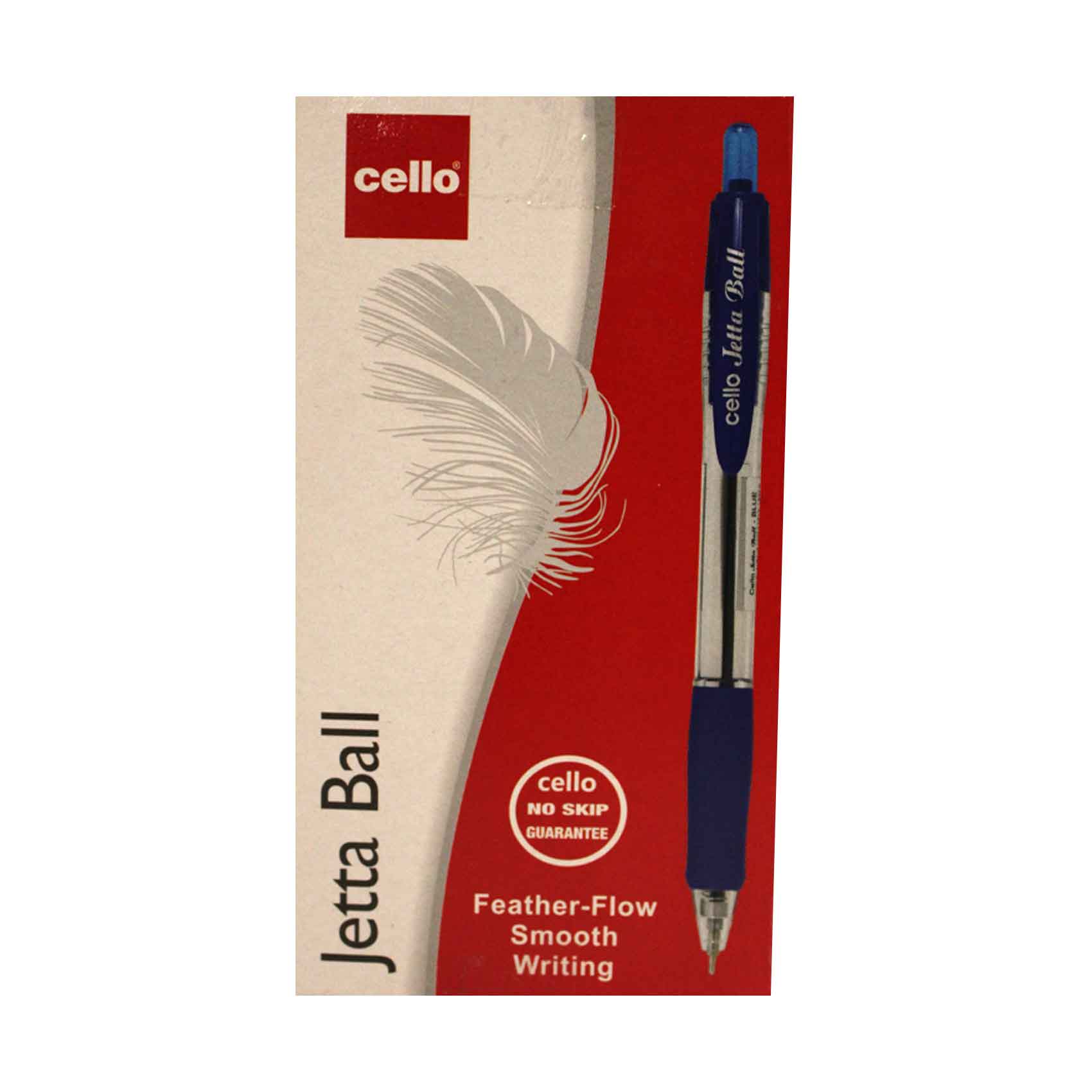 Buy Cello Jetta Blue Ball Pen 12 Pieces Online Carrefour Qatar - Main Image