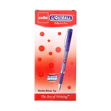 Cello Liquiball Pen 1mm Blue Box Of 12