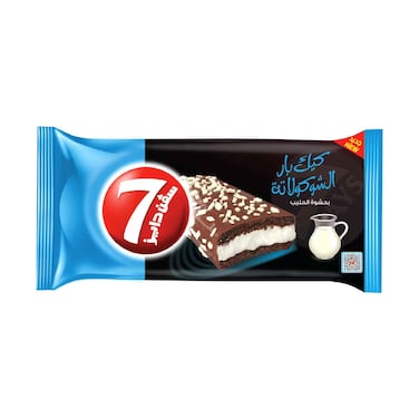 7 Days Chocolate Cake Bar with Milk Filling 40gx5 Pieces