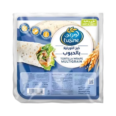 Almarai L'usine Tortilla Wraps Multigrain 240g
