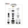 Clikon 6 In 1 Multifunctional Blender CK2695 600 Watts
