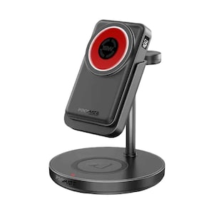 Promate Magsafe Wireless Charging Station 4in1 With 10000 mAh Powerbank and Detachable Watch Charger