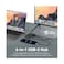 Promate Media Hub 6-in-1 Super Speed USB-C 100W Power Delivery 4K HDMI 1080P VGA Dual Display Support