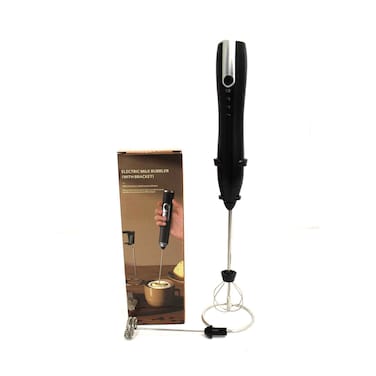 Electric Milk Bubbler Frother With Bracket