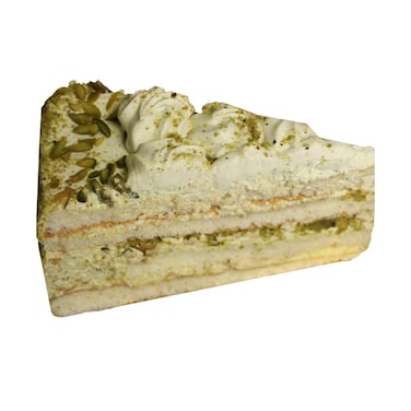 كيك بالفستق المقطع