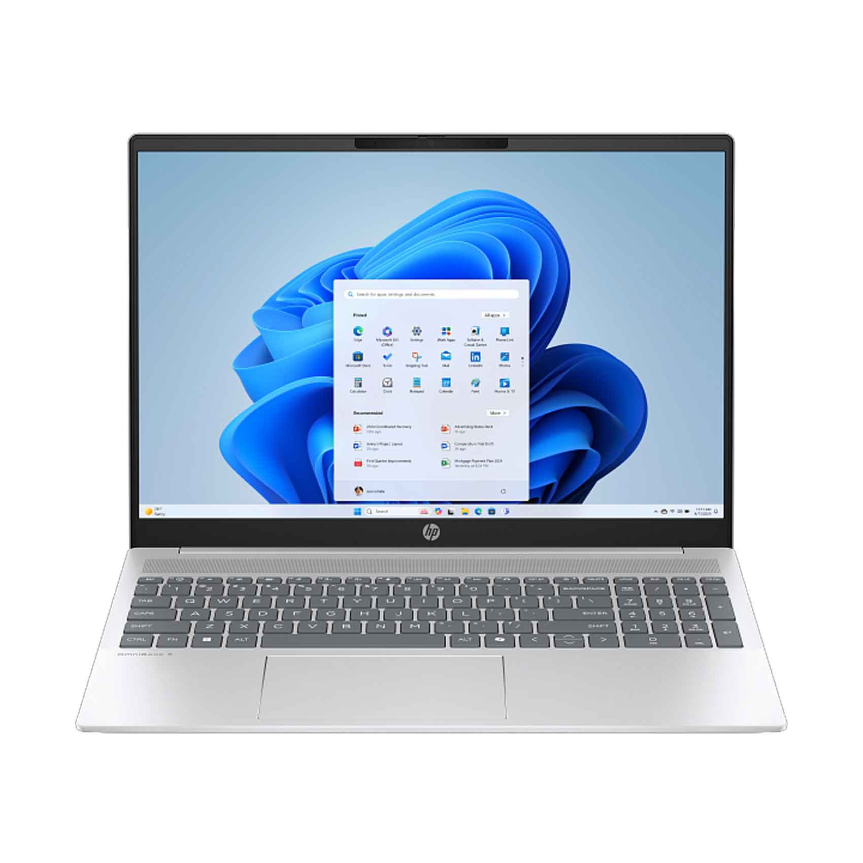 HP Laptop OmniBook 5 16-bc1003ne C08R1EA Windows 11 Home AMD Ryzen7-8840U 16GB LPDDR5-6400 MT/s 1 TB PCIe Gen4 NVMe M.2 SSD 16 inches Glacier Silver