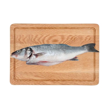 سي باس طازج منظف