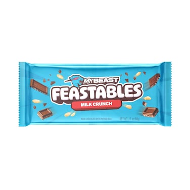 MrBeast Feastables Milk Crunch Chocolate Bar 60g