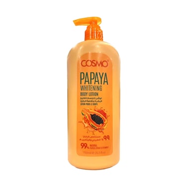 Cosmo Whitening Body Lotion Papaya Extract &amp; Vitamin-E 750ml