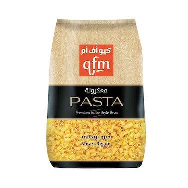 Qfm Premium Italian Style Pasta Mezzi Rigate 400g