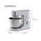 Kenwood Kitchen Machine HomeBake 1400W KHH01.120SI Silver 5 Liters