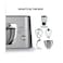 Kenwood Kitchen Machine HomeBake 1400W KHH01.120SI Silver 5 Liters