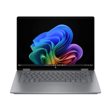 لابتوب HP OmniBook X Flip 2 في 1 الجيل الجديد للذكاء الاصطناعي 14-FK0006NE ويندوز 11 هوم AMD Ryzen AI 5-340 شاشة 14 بوصة فضي نيزكي