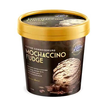 Much Moore Ice Cream Coffee Connoisseurs Mochaccino Fudge 1L