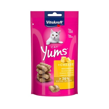 Vitakraft Cat Yums, Meaty Bites With Cheese 40g