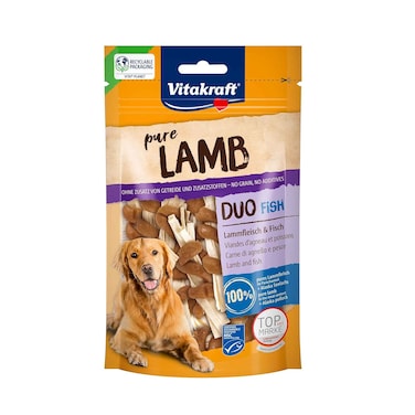 Vitakraft Pure Lamb, Duo Fish Treats For Dog 80g